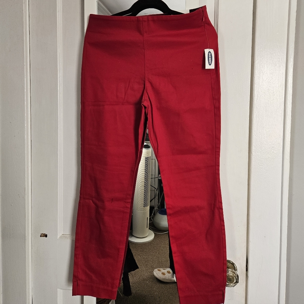 Old Navy Bright Red Leggings